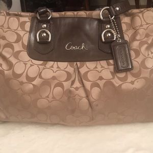 Coach Gold Metallic Bag